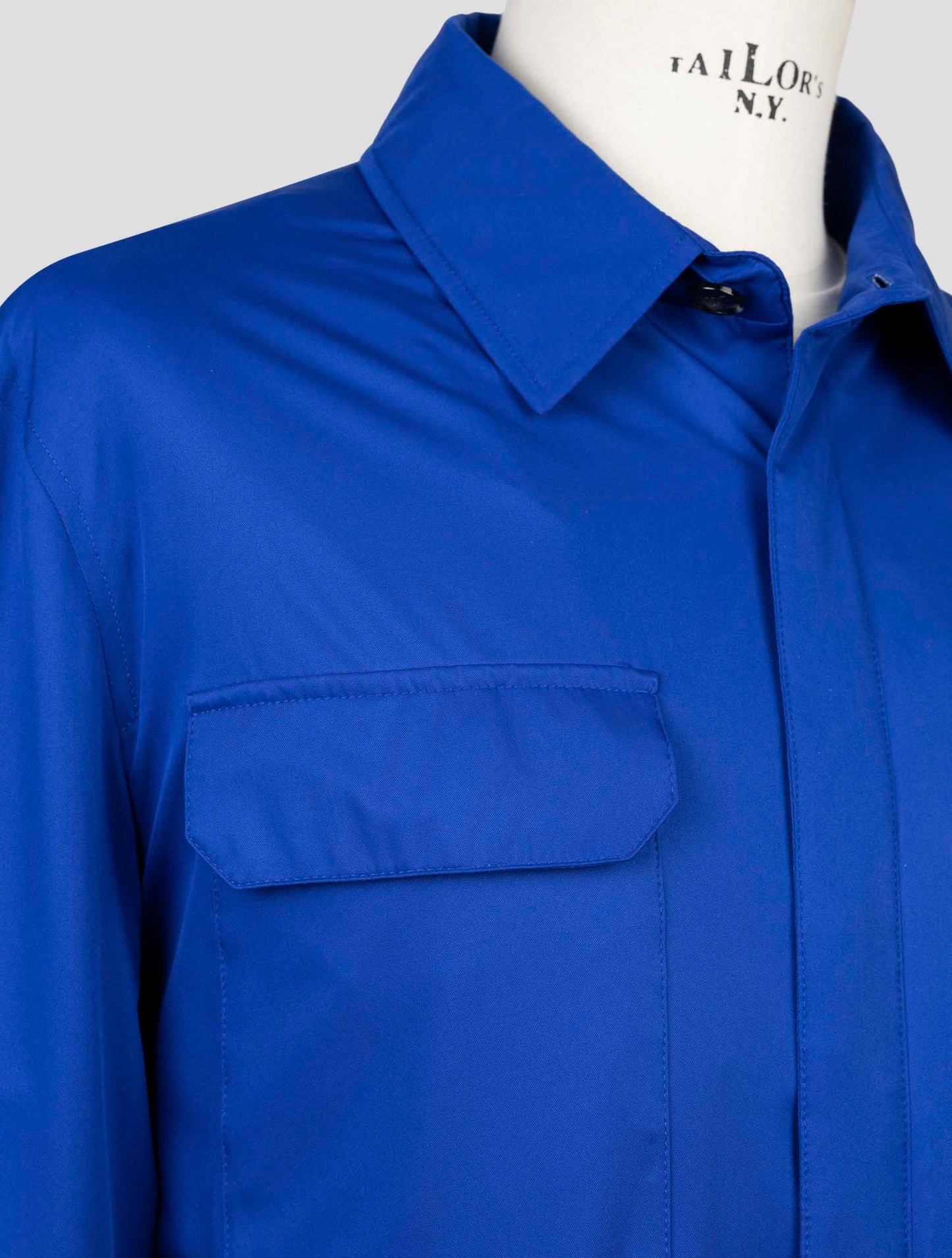 Kiton Blue Pl Coat
