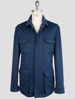 Kiton Blue Cashmere Coat