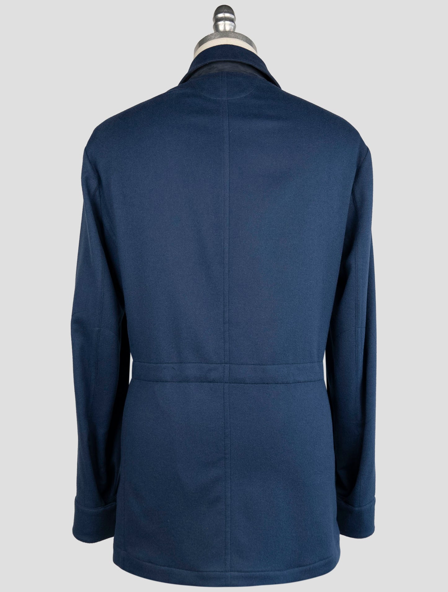 Kiton Blue Cashmere Coat
