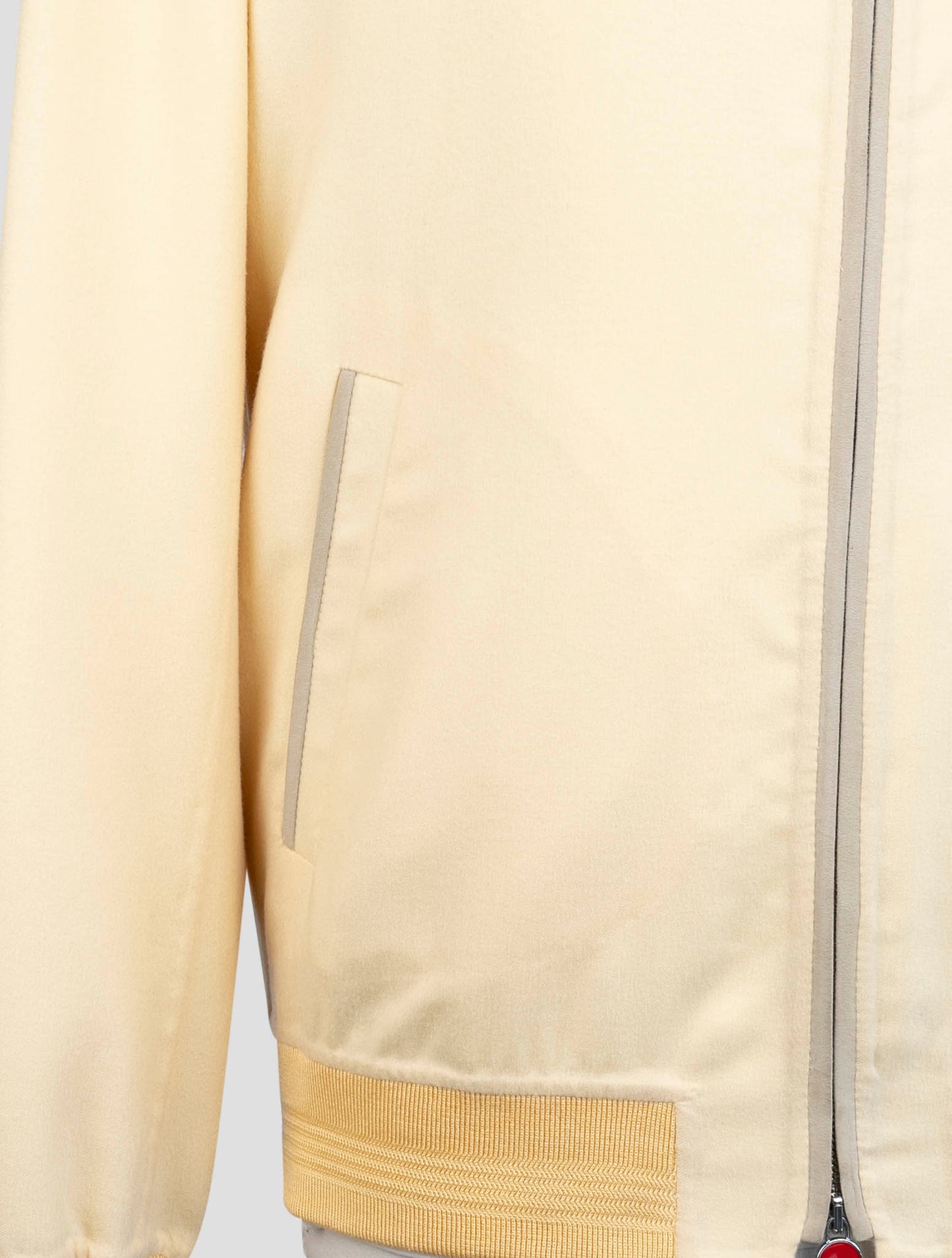 Kiton Yellow Cashmere Silk Coat