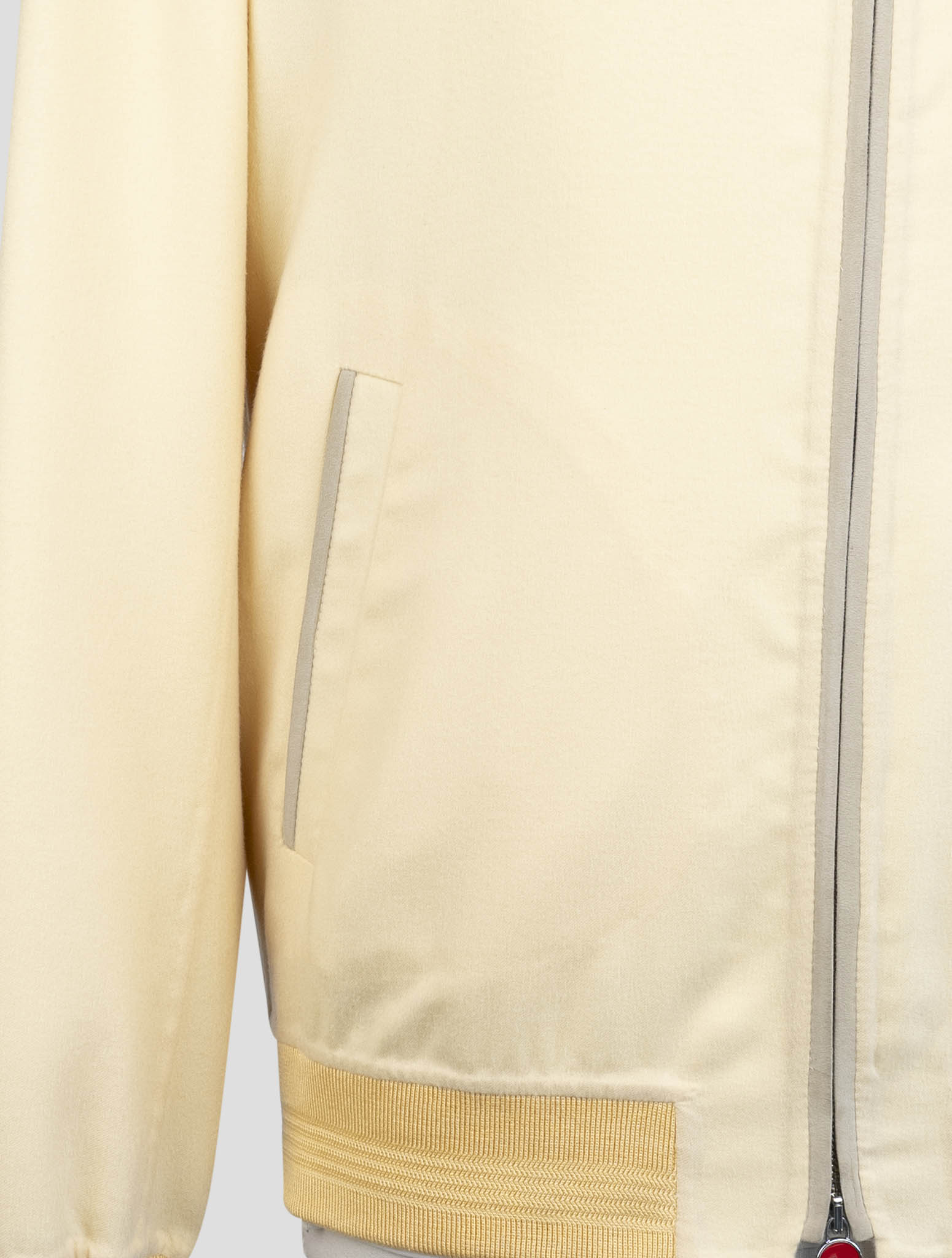 Kiton Yellow Cashmere Silk Coat