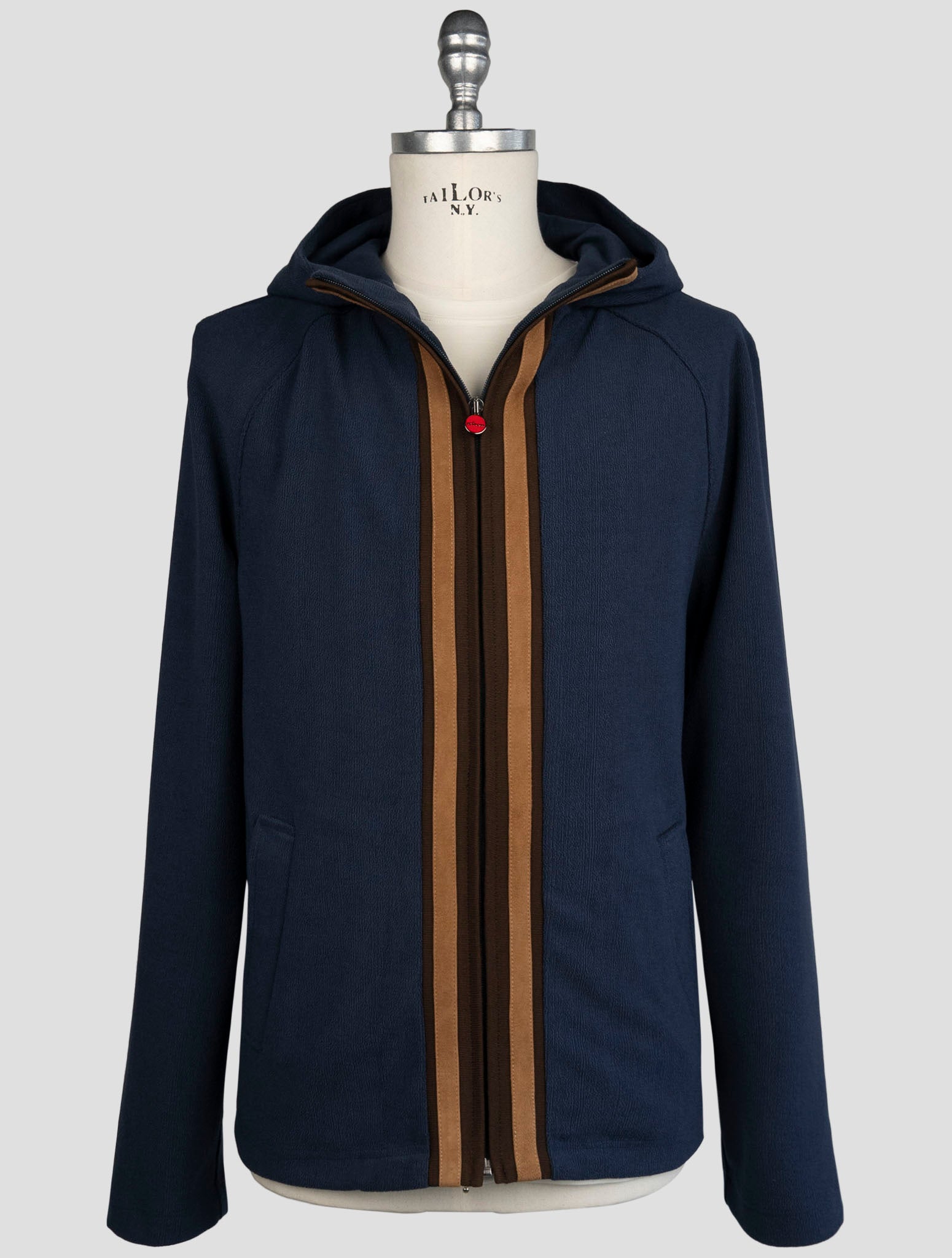 Kiton Blue Pl Coat