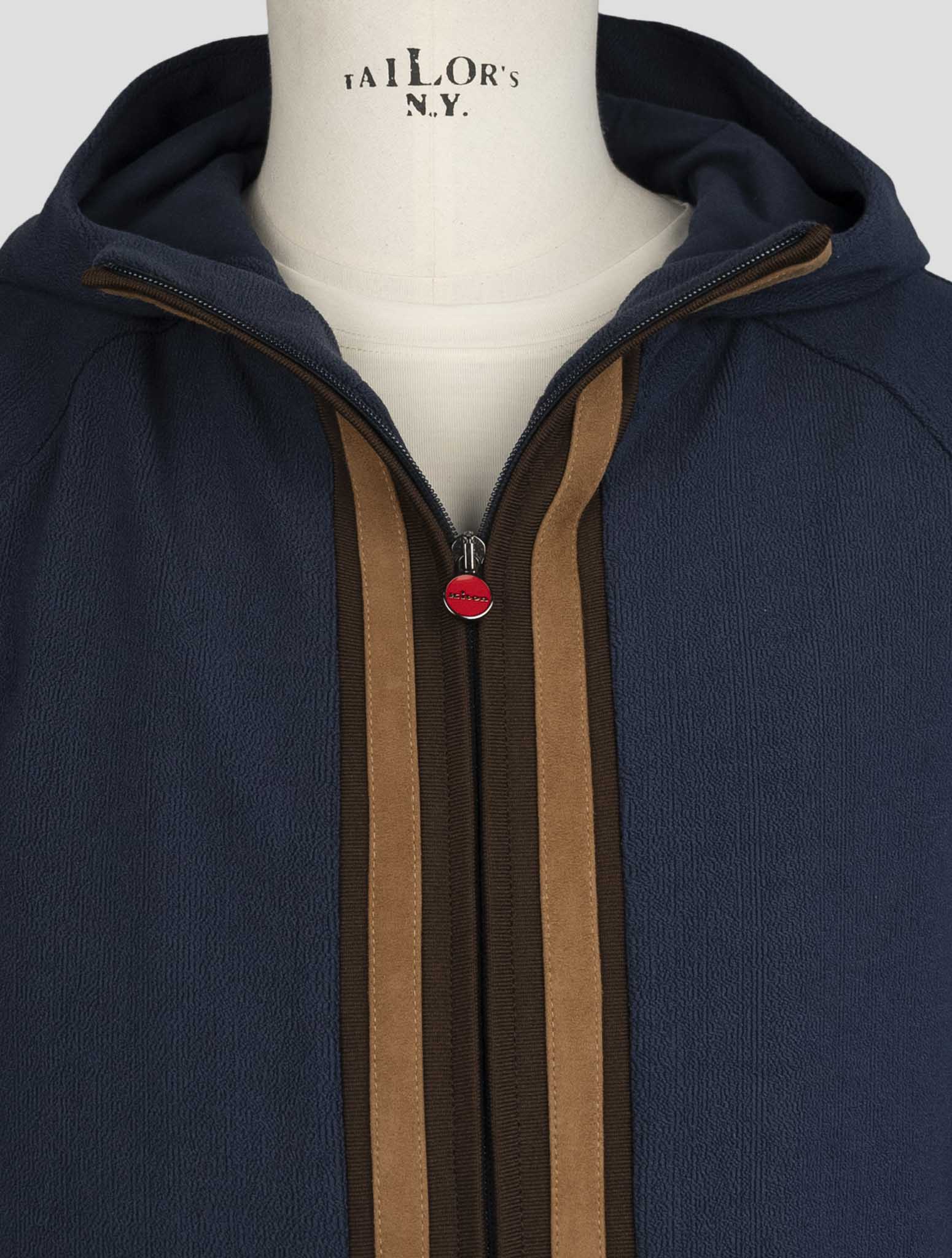 Kiton Blue Pl Coat