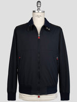 Kiton Blue Brown Pl Coat