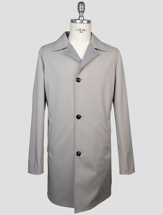 Kiton Gray Cotton Pa Pl Reverse Overocat