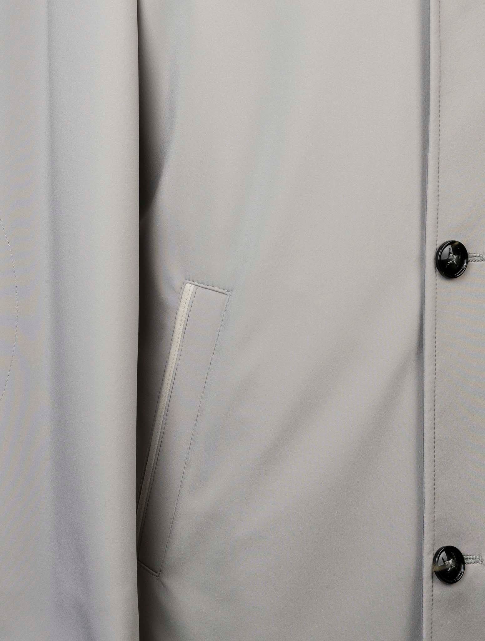 Kiton Gray Cotton Pa Pl Reverse Overocat