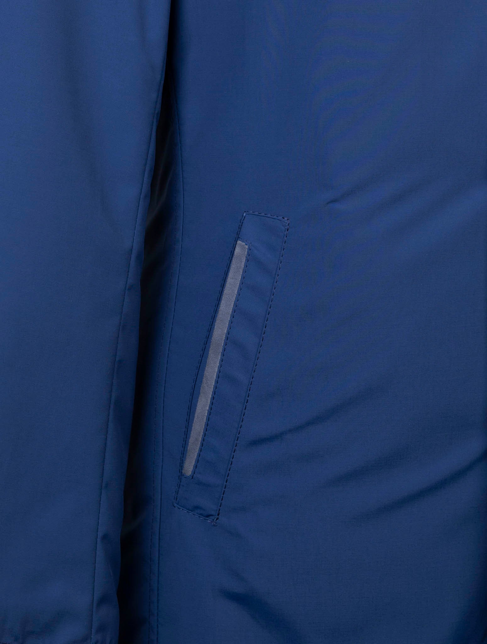 Kiton Blue Wool Pa Overcoat