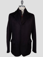 Kiton Purple Cashmere Coat
