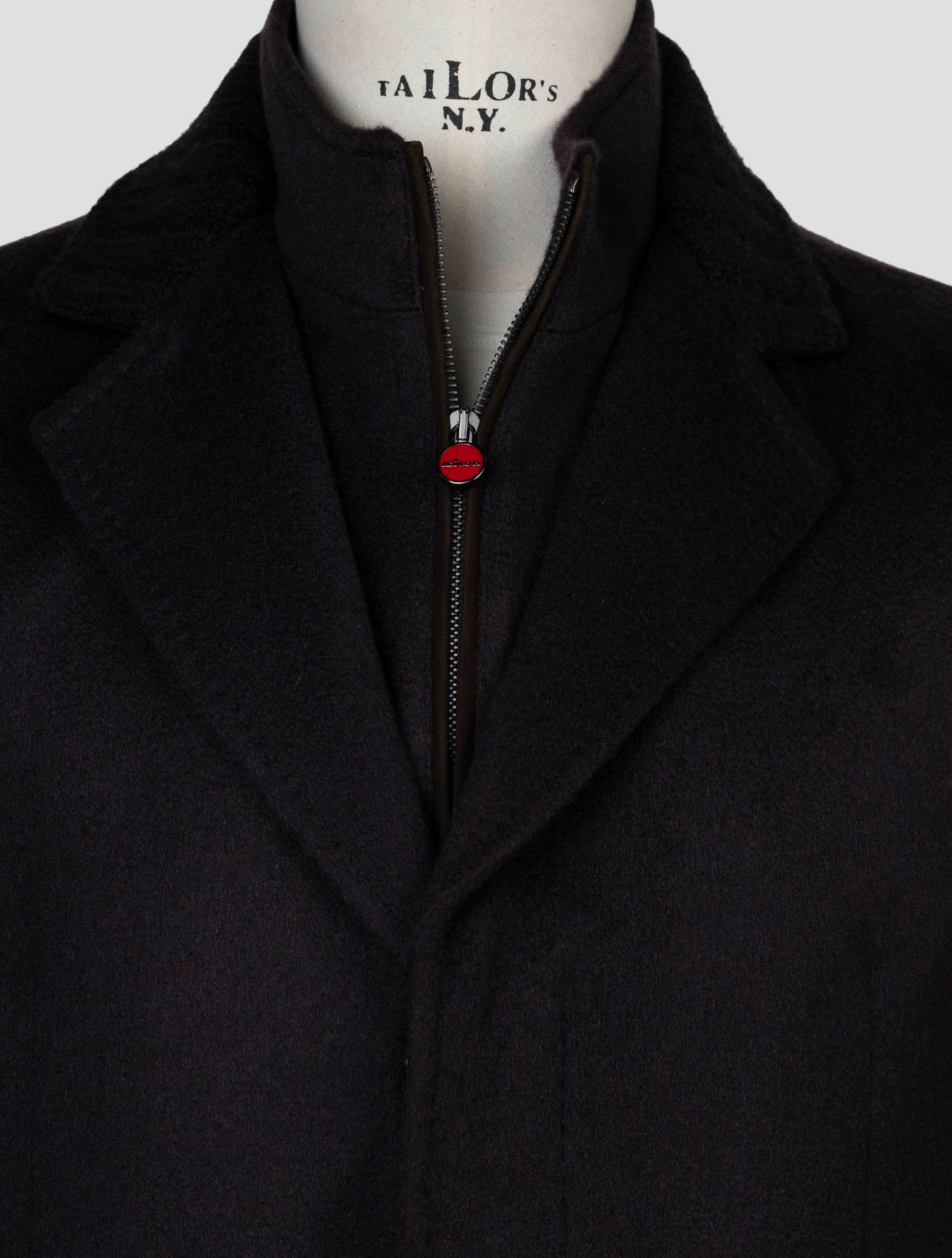 Kiton Purple Cashmere Coat