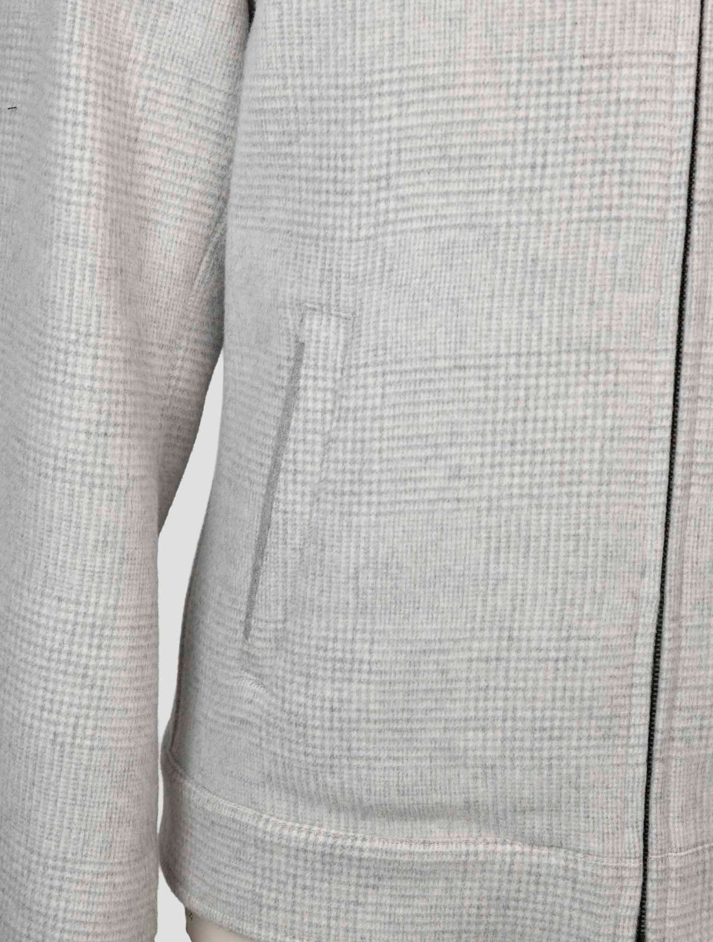 Kiton Gray Wool Cashmere Coat