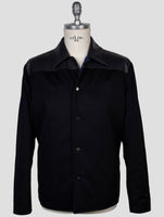Kiton Blue Cashmere Wool Coat