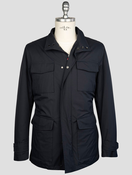 Kiton Blue Pl Coat