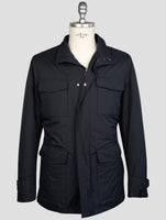 Kiton Blue Pl Coat