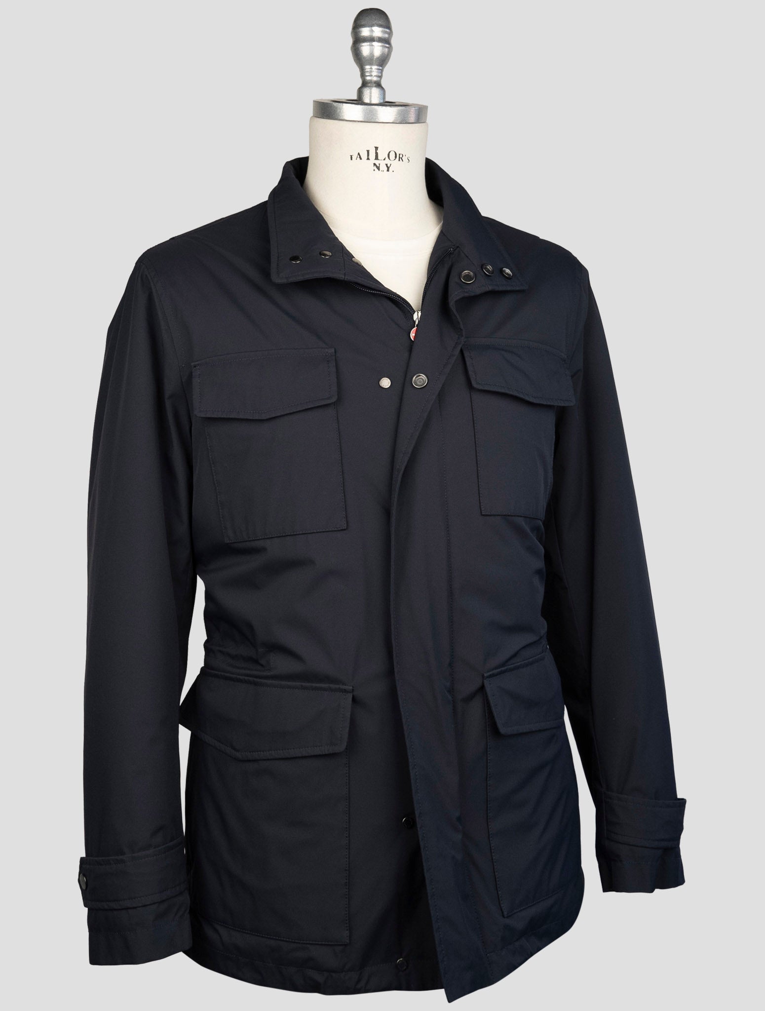 Kiton Blue Pl Coat