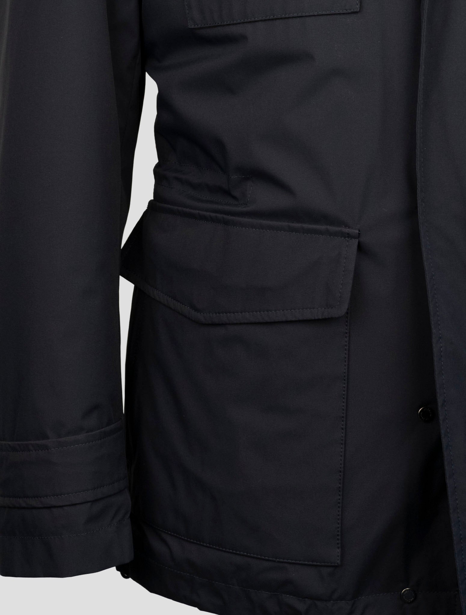 Kiton Blue Pl Coat