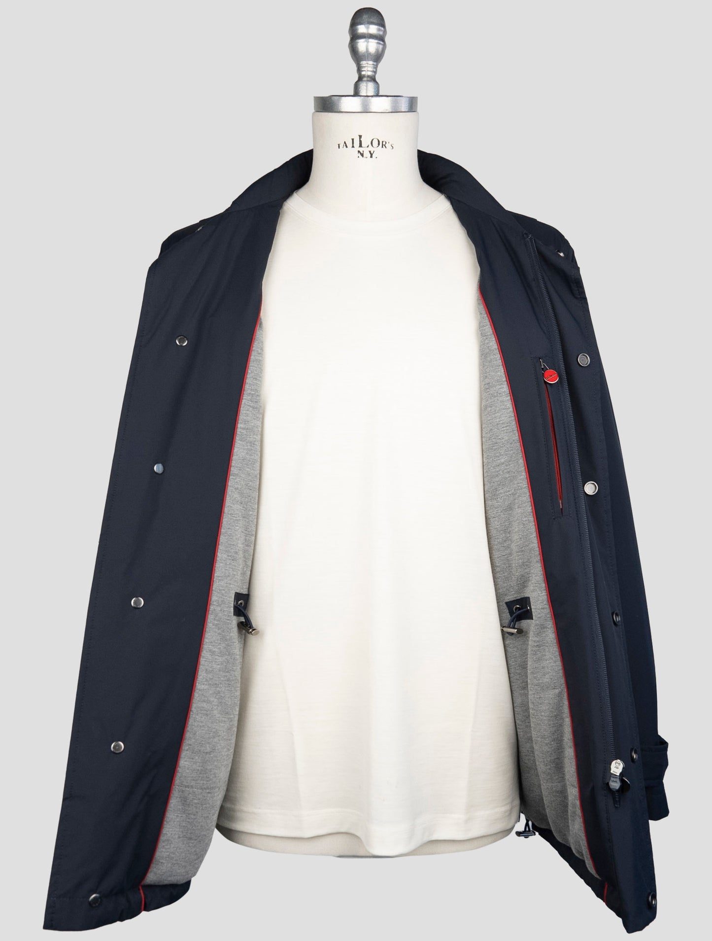 Kiton Blue Pl Coat