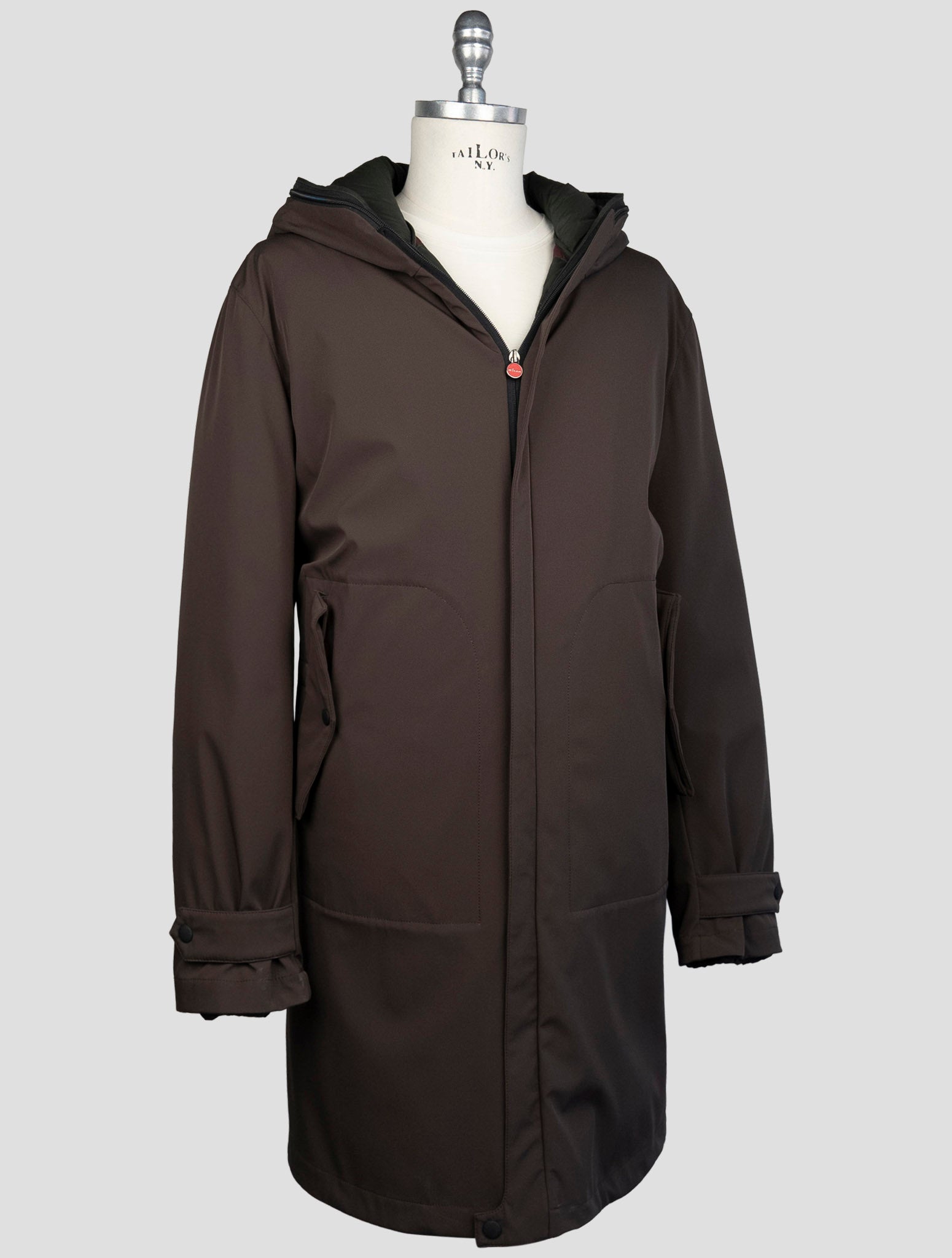 Kiton Brown Pa Ea Coat