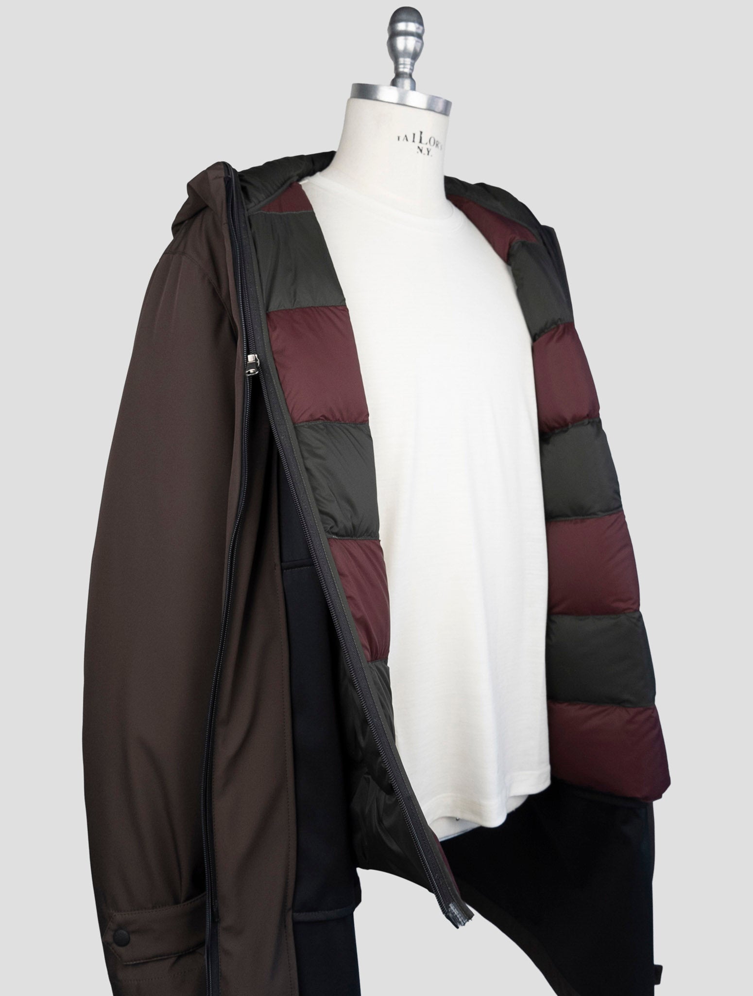 Kiton Brown Pa Ea Coat
