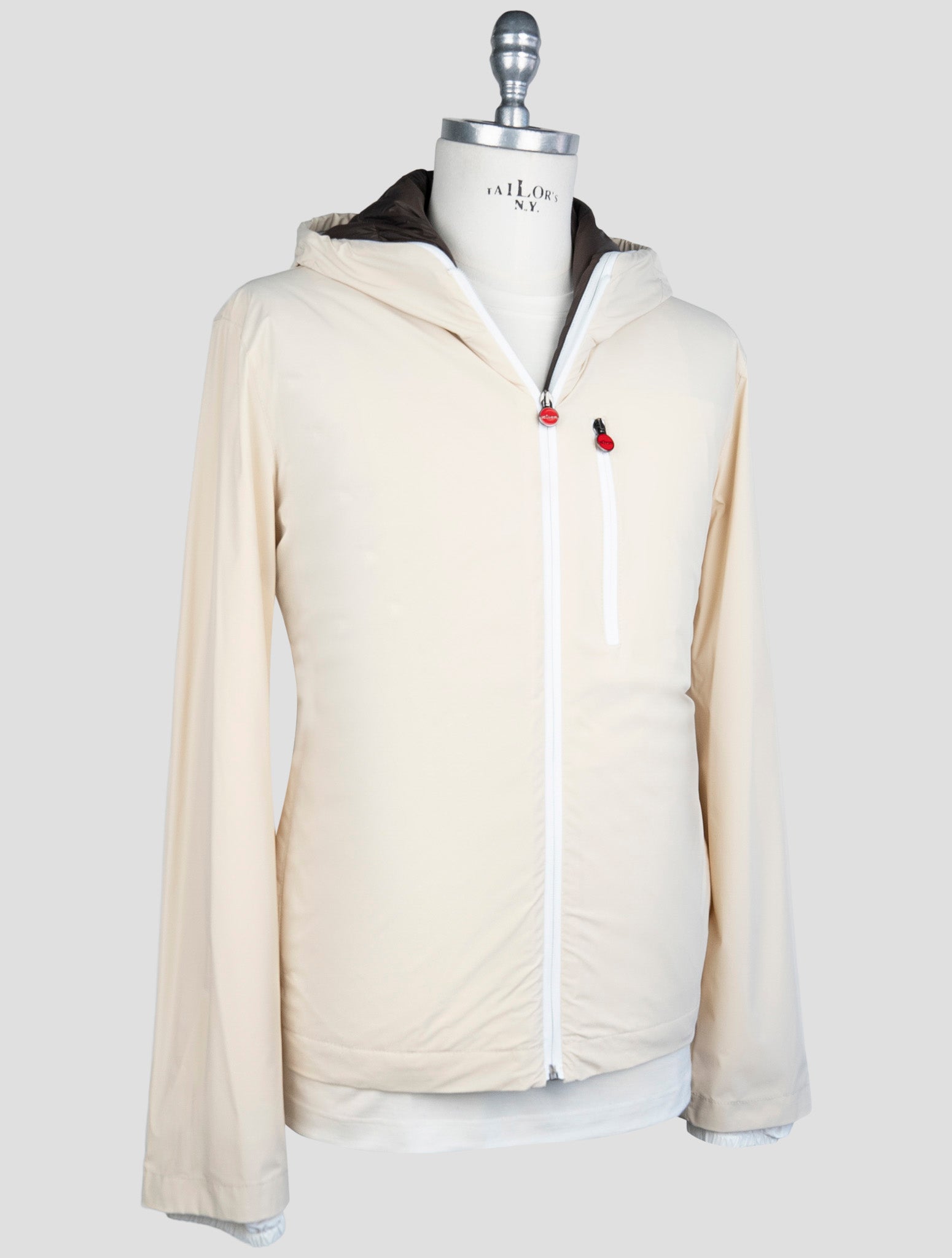 Kiton Beige Pa Ea Coat