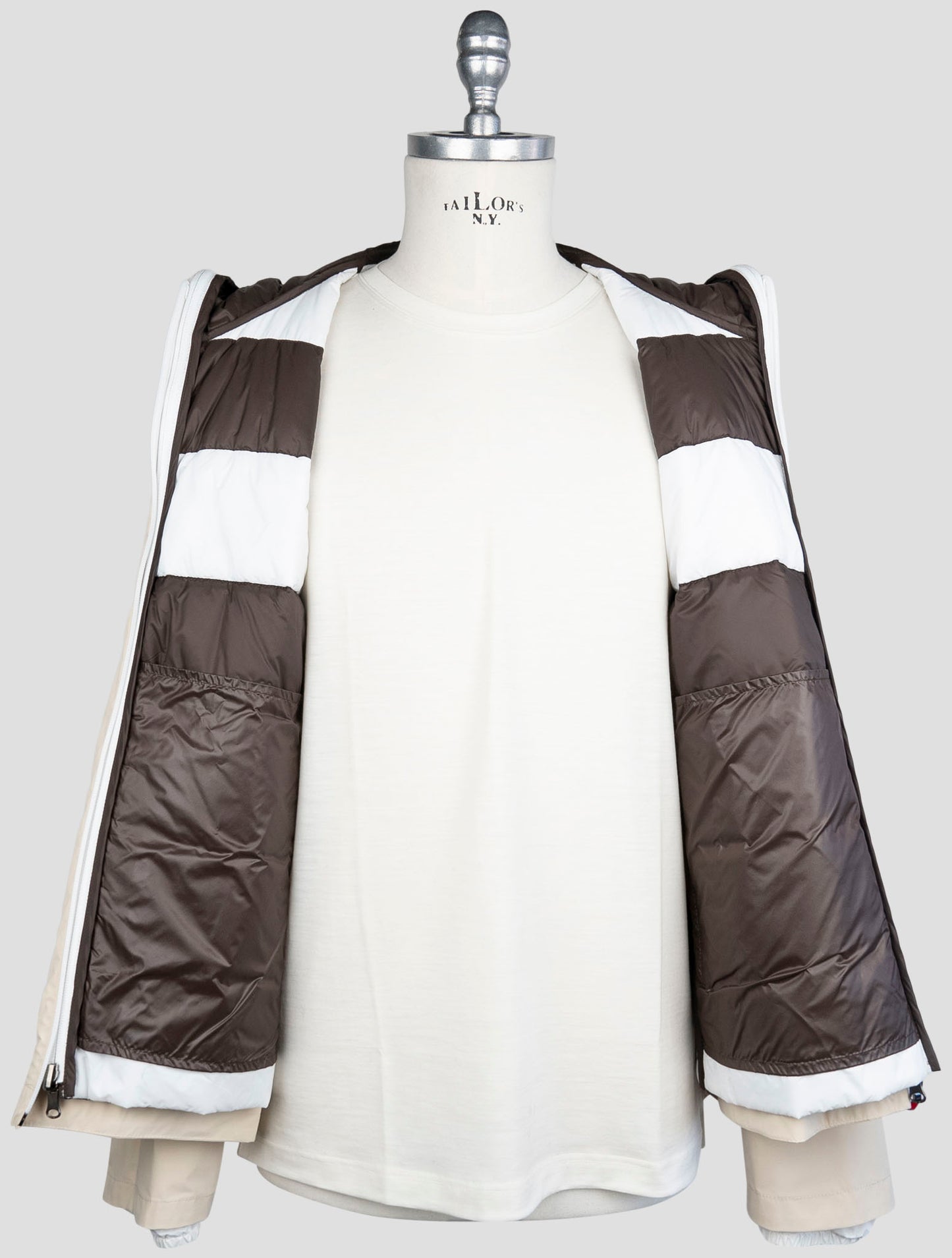 Kiton Beige Pa Ea Coat