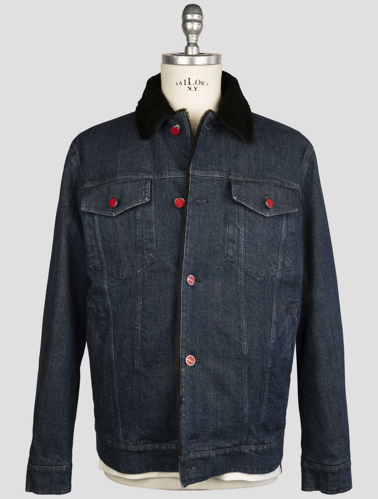 Kiton Denim Cotton Ea Coat