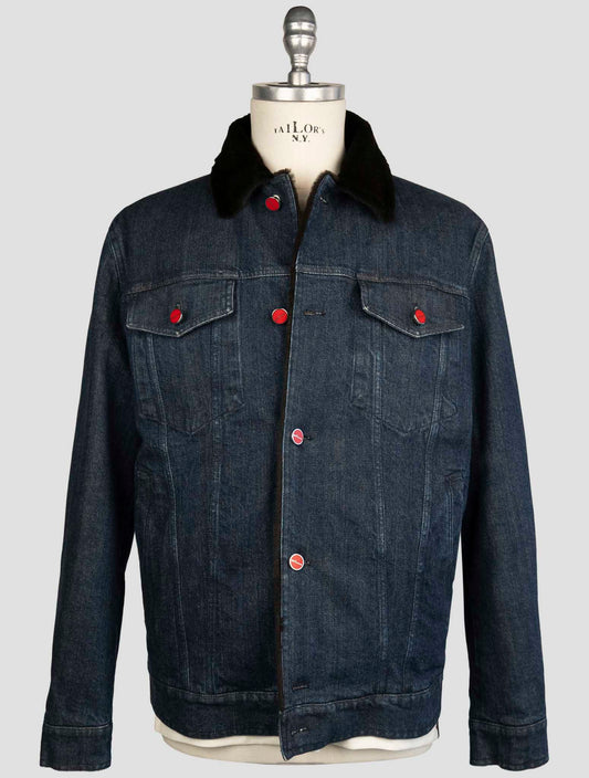 Kiton Denim Cotton Ea Coat