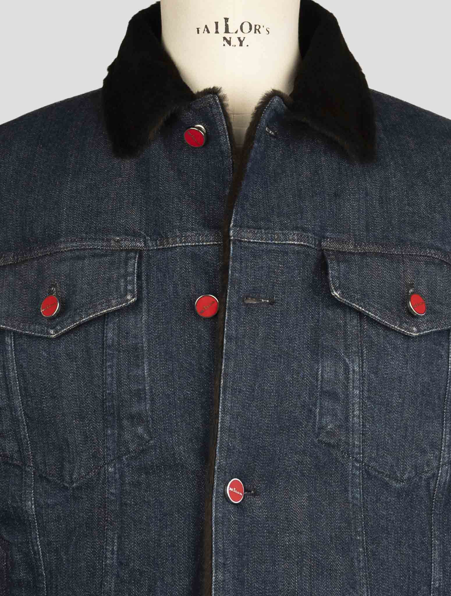 Kiton Denim Cotton Ea Coat
