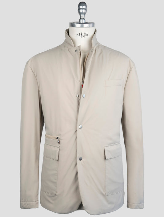 Kiton Taupe Pl Coat