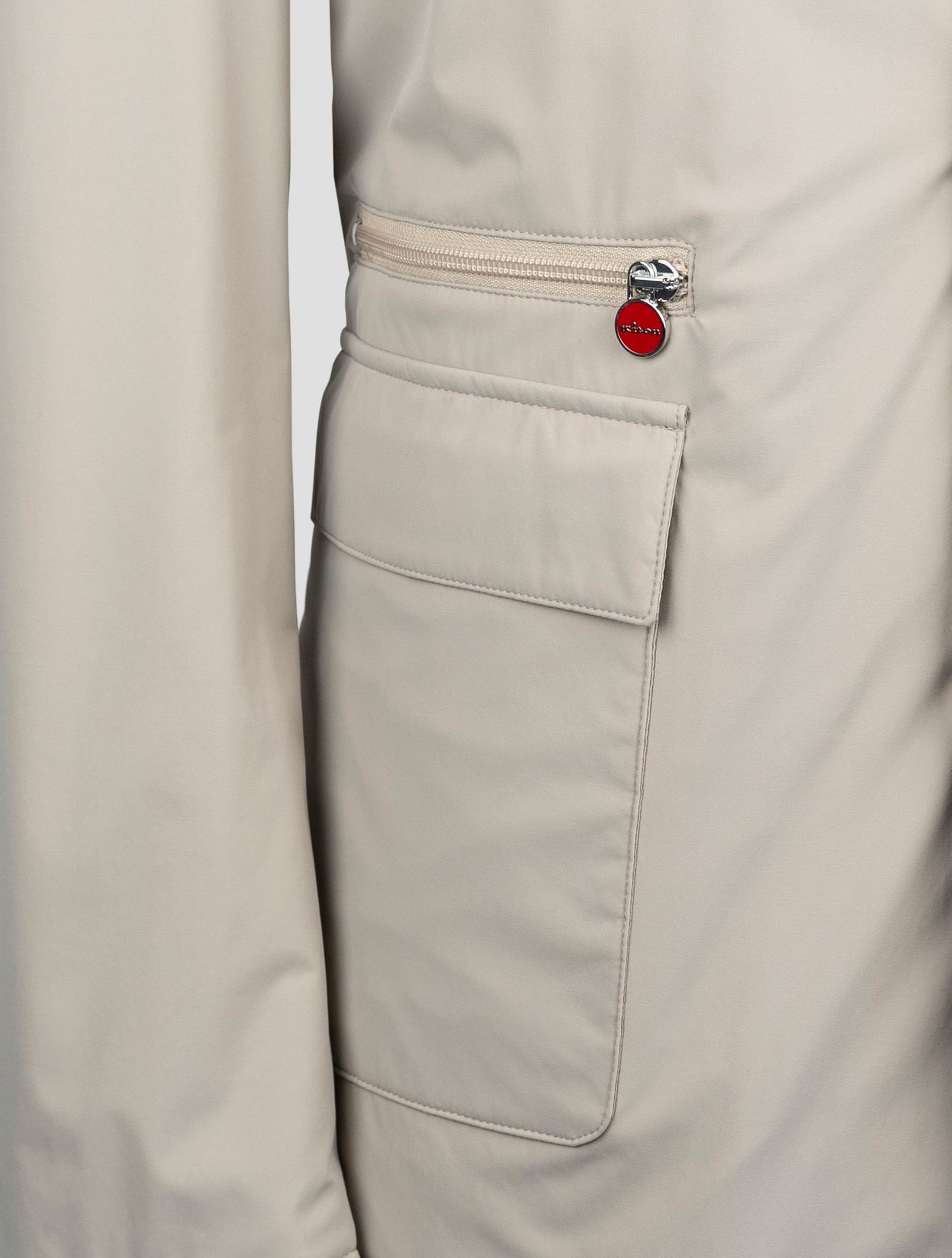 Kiton Taupe Pl Coat