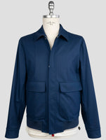 Kiton Blue Cashmere Ea Coat