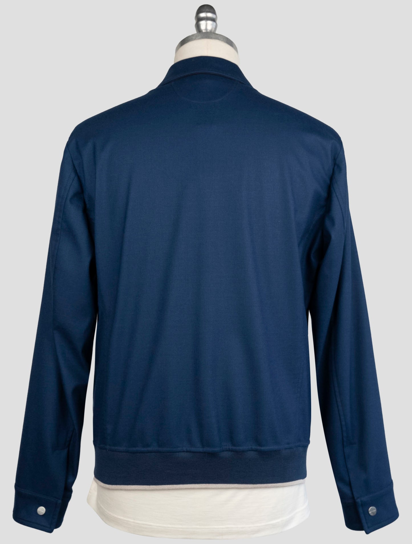 Kiton Blue Cashmere Ea Coat