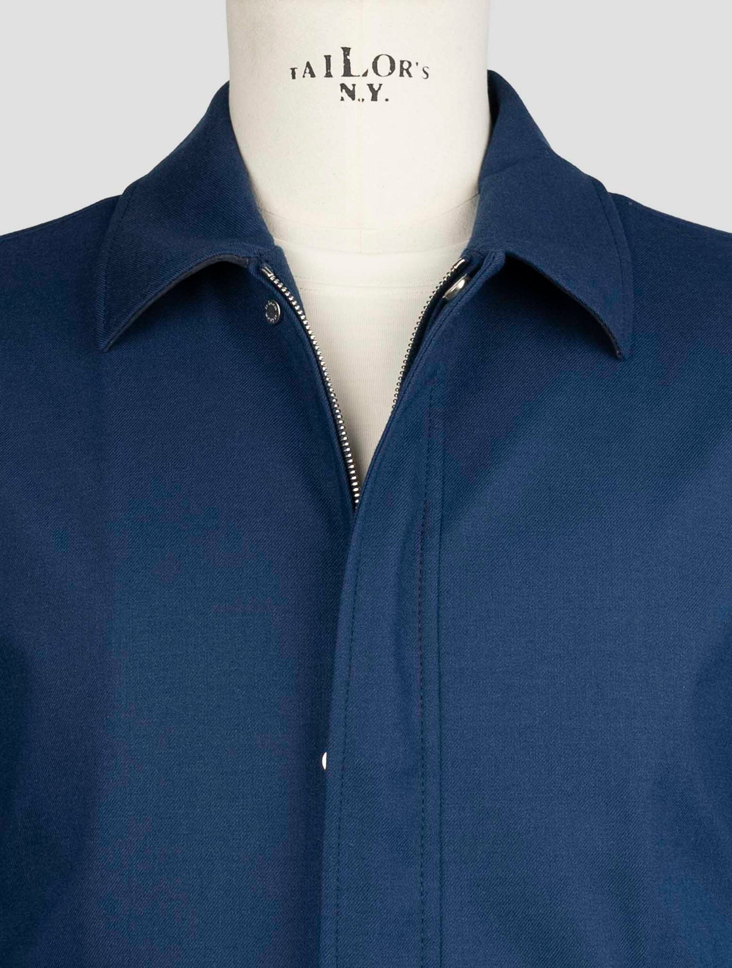 Kiton Blue Cashmere Ea Coat