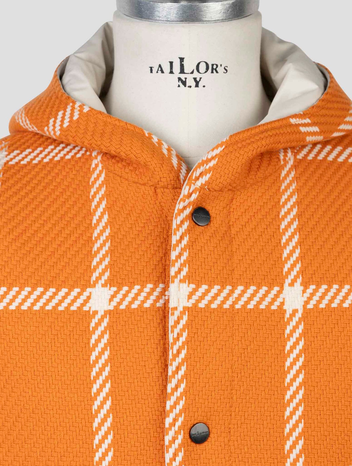Kiton Orange Beige Cashmere Pl Reverse Overcoat