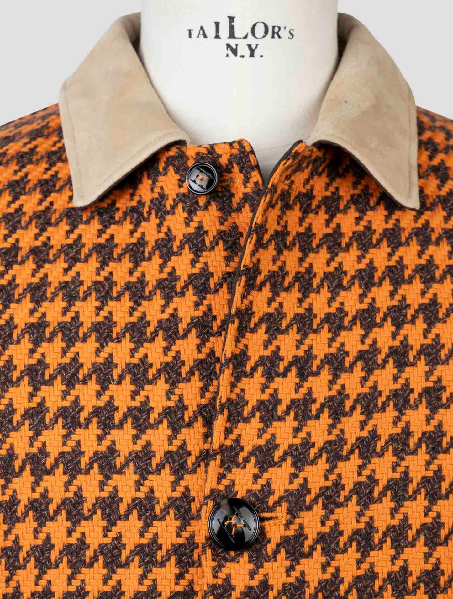 Kiton Orange Brown Cashmere Pl Reverse Overcoat