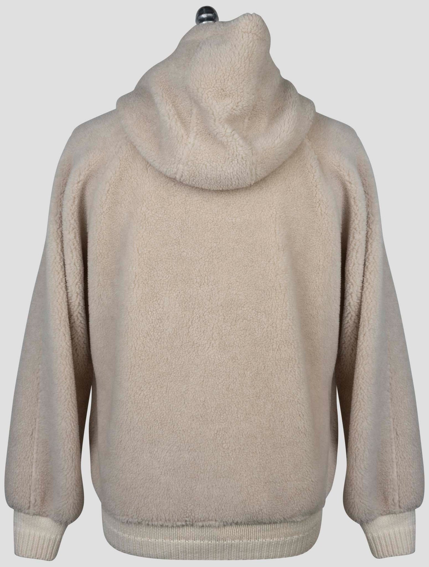 kiton Beige Virgin  Wool Silk Coat