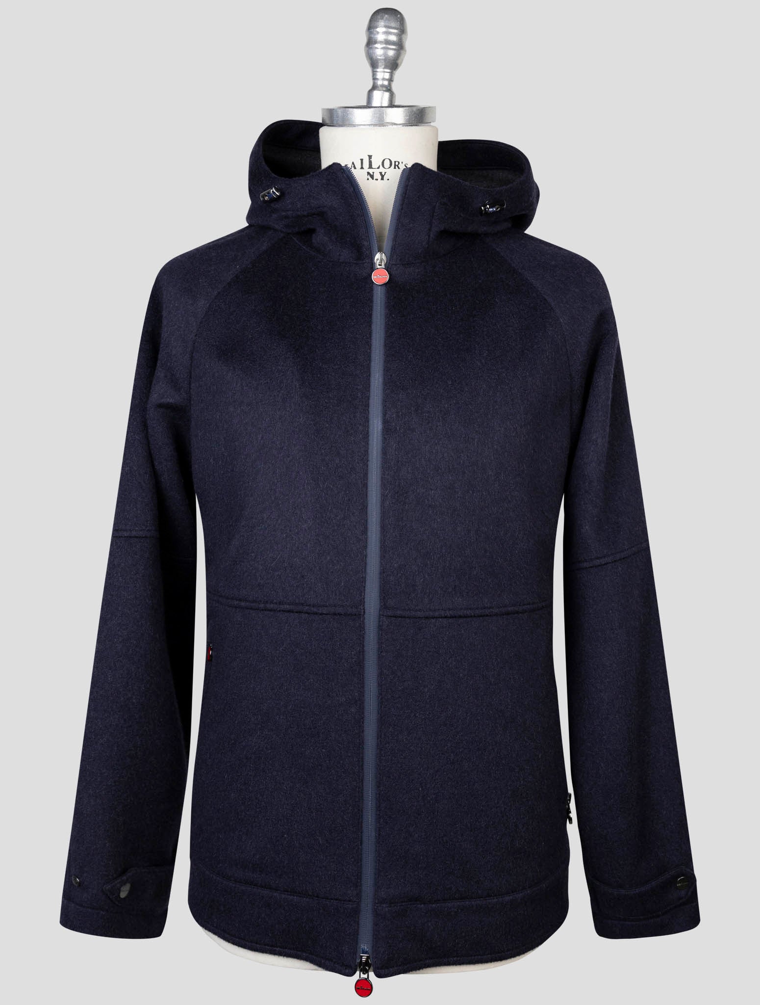 kiton Blue Cashmere  Coat