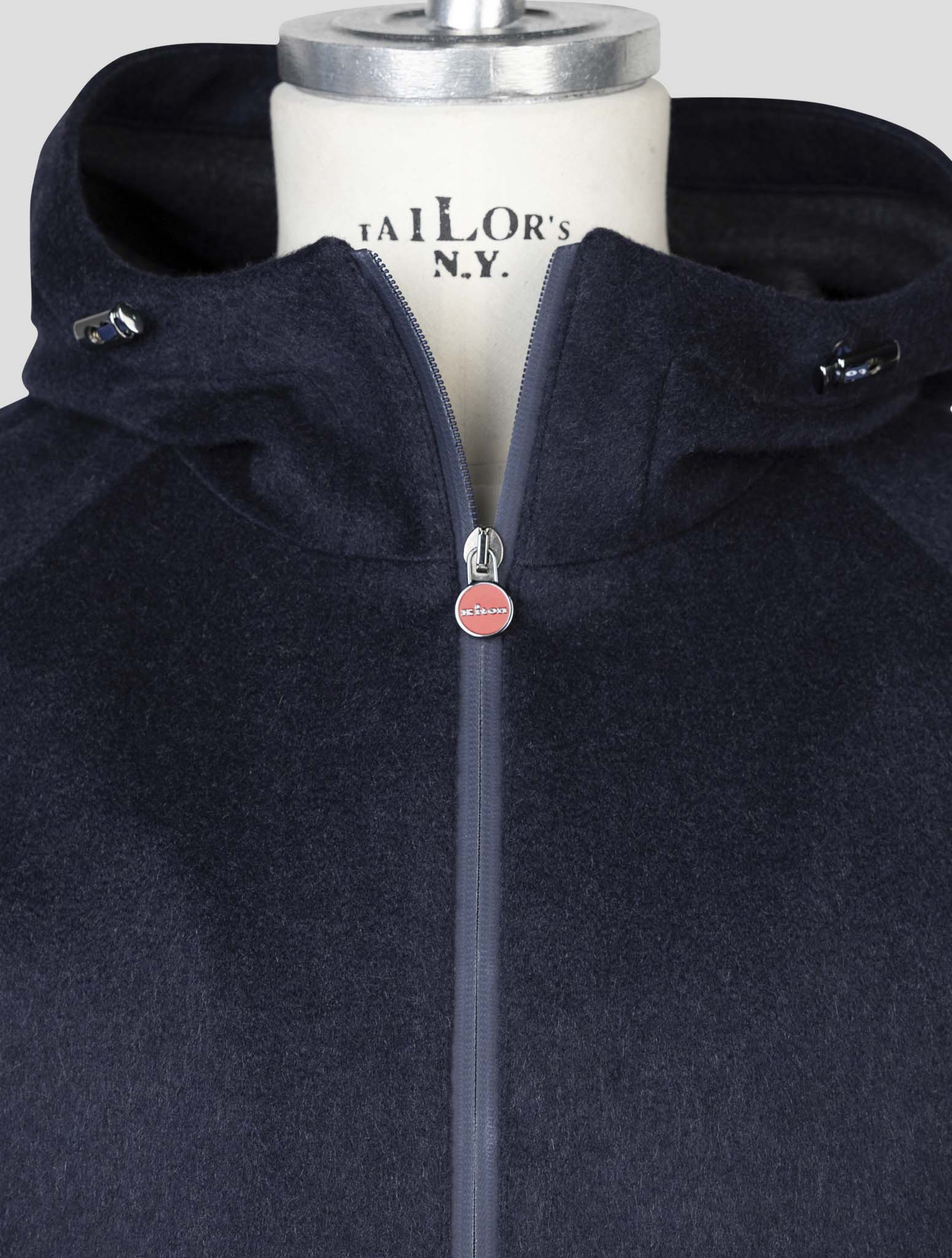 kiton Blue Cashmere  Coat