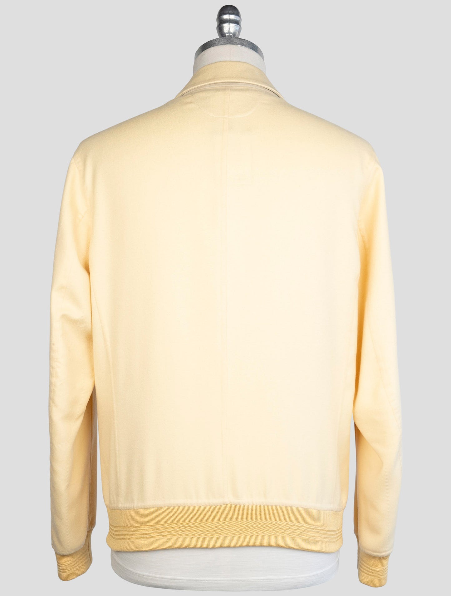 kiton Yellow Cashmere Silk Coat
