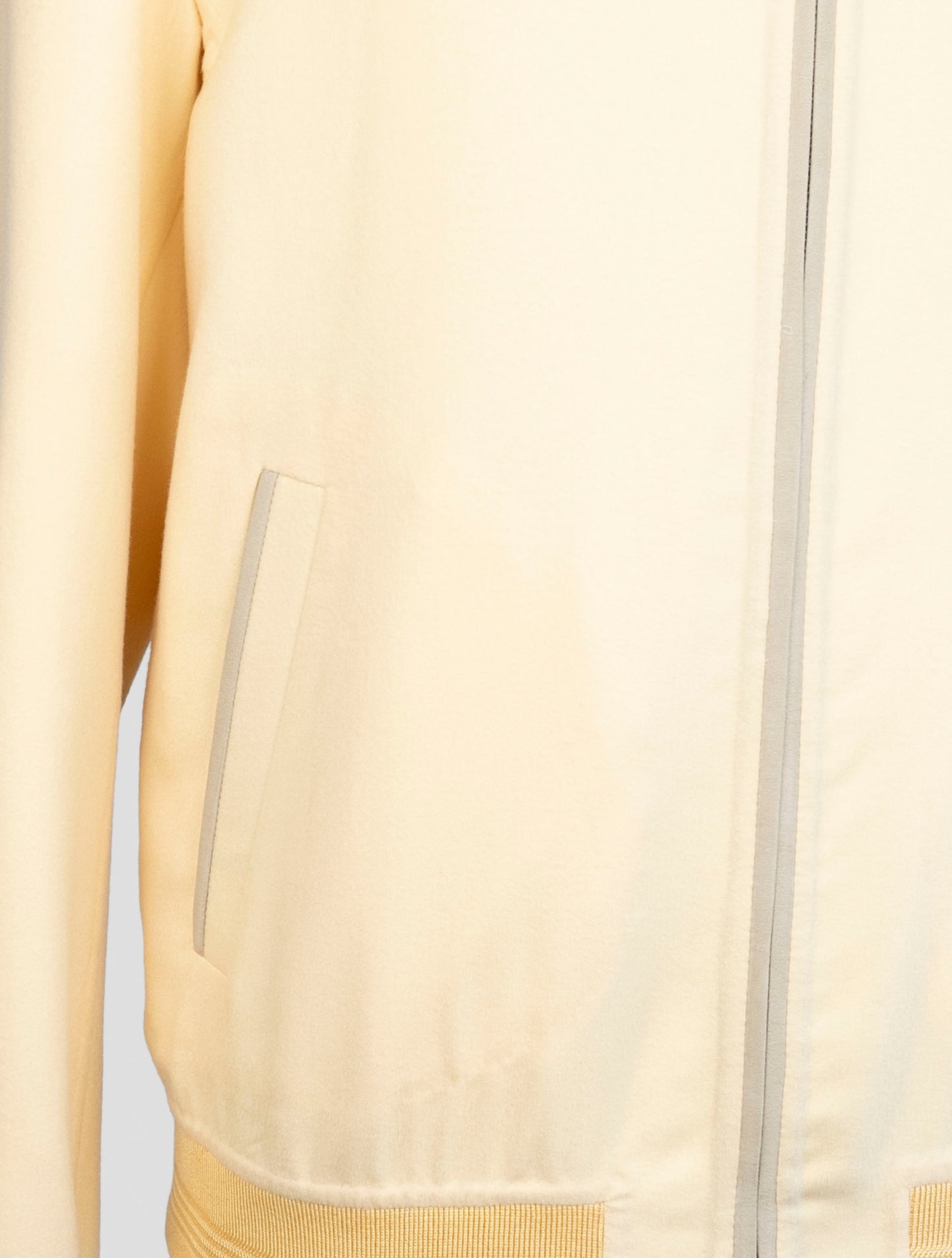 kiton Yellow Cashmere Silk Coat