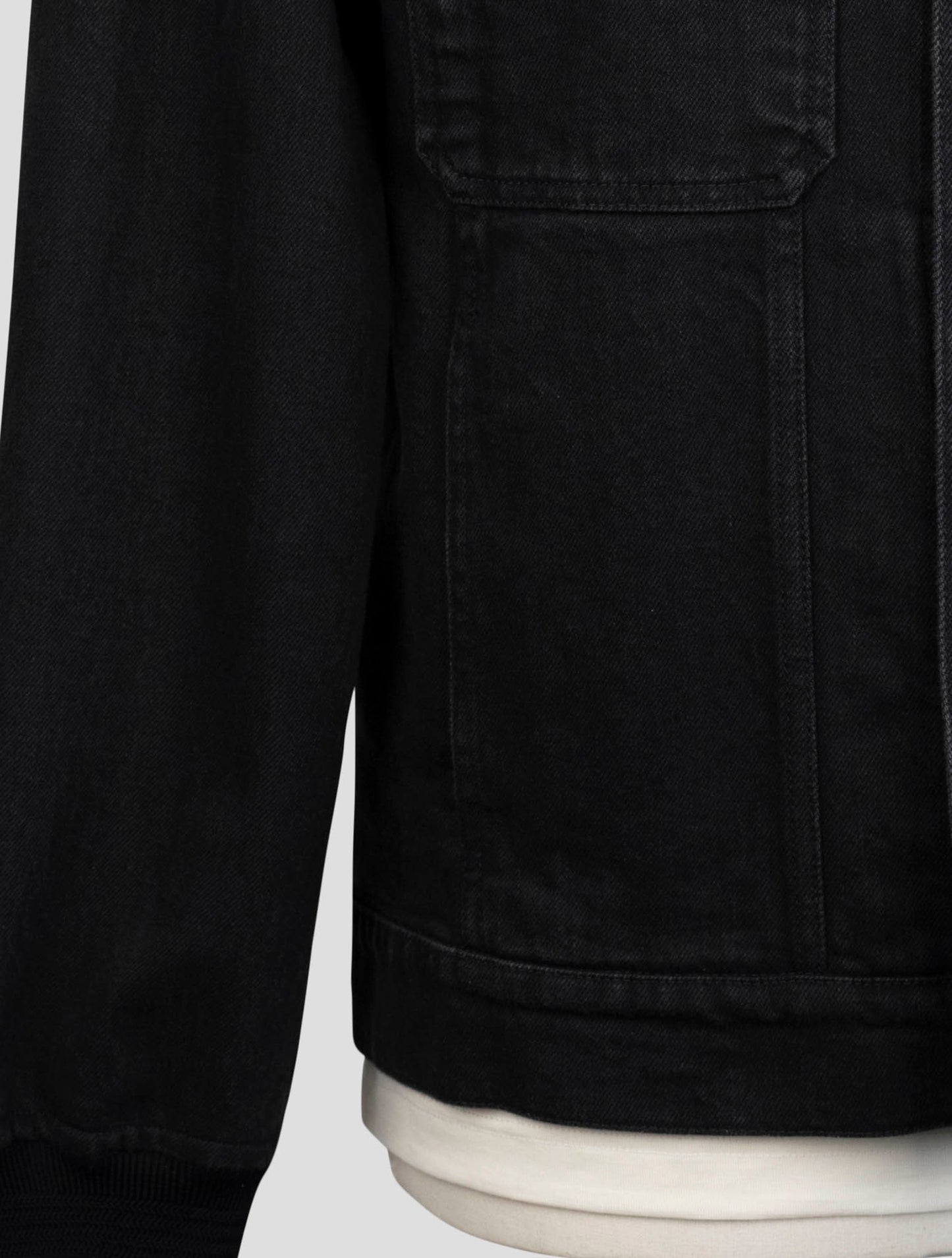 kiton Black Cotton Ea Coat