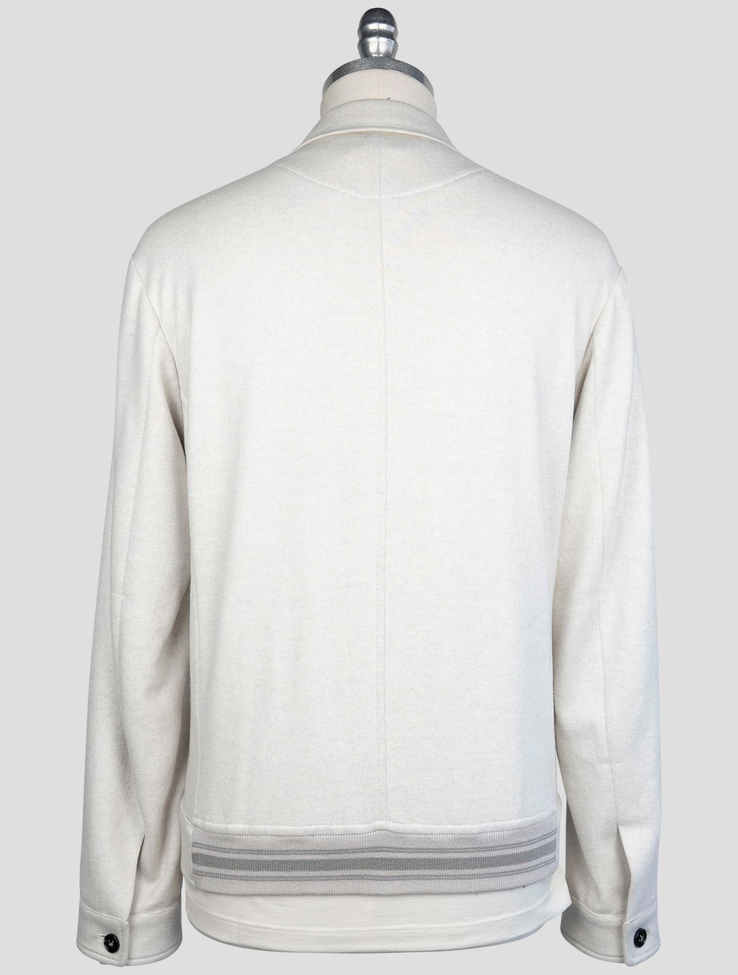 Kiton Gray Cashmere Pa Coat