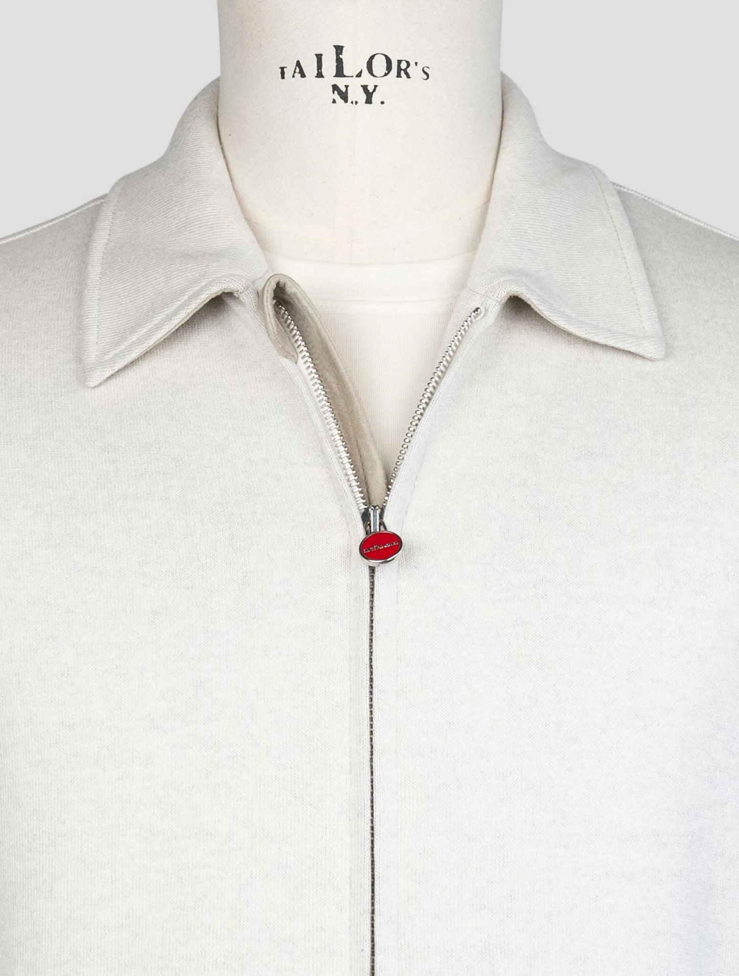 Kiton Gray Cashmere Pa Coat