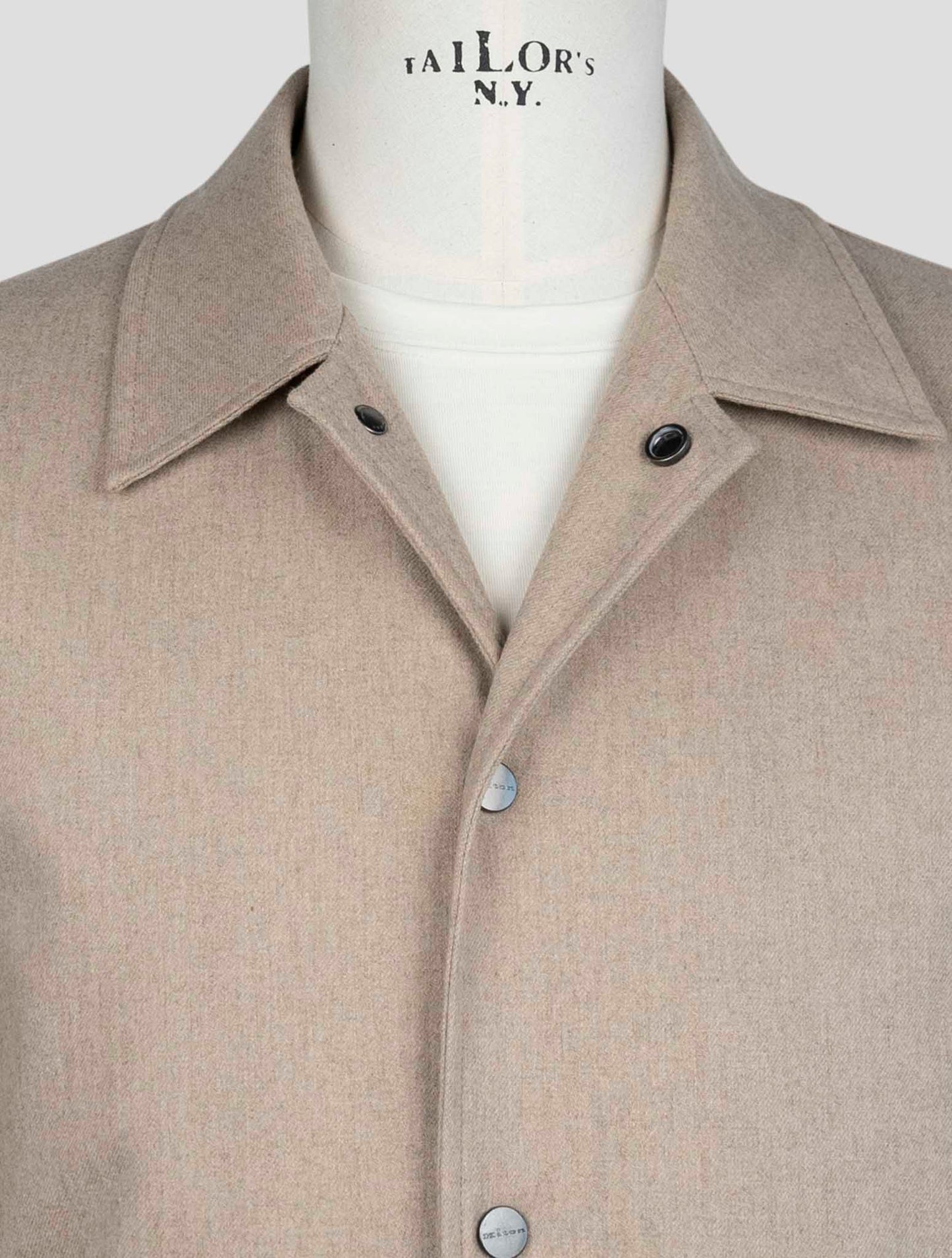 Kiton Beige Cashmere Pa Coat