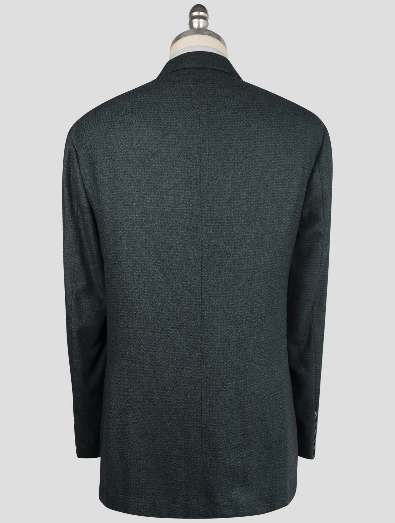 Kiton Green Slk Cashmere Blazer
