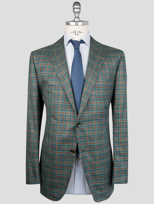 Kiton Multicolor Cashmere Silk Linen