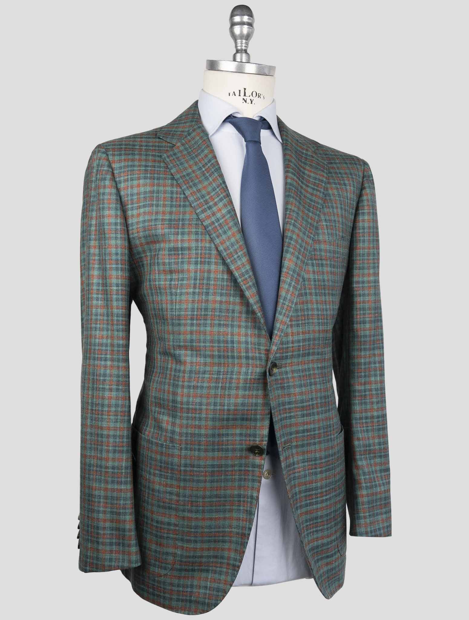 Kiton Multicolor Cashmere Silk Linen