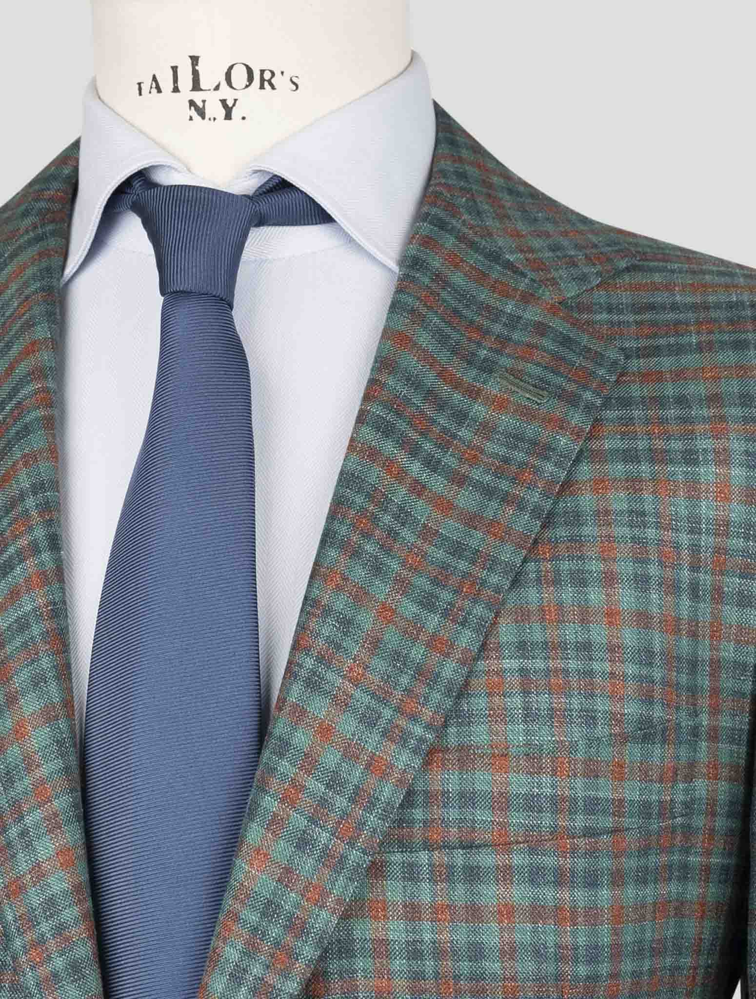 Kiton Multicolor Cashmere Silk Linen