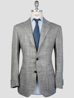 Kiton Gray Silk  Cashmere Wool Blazer