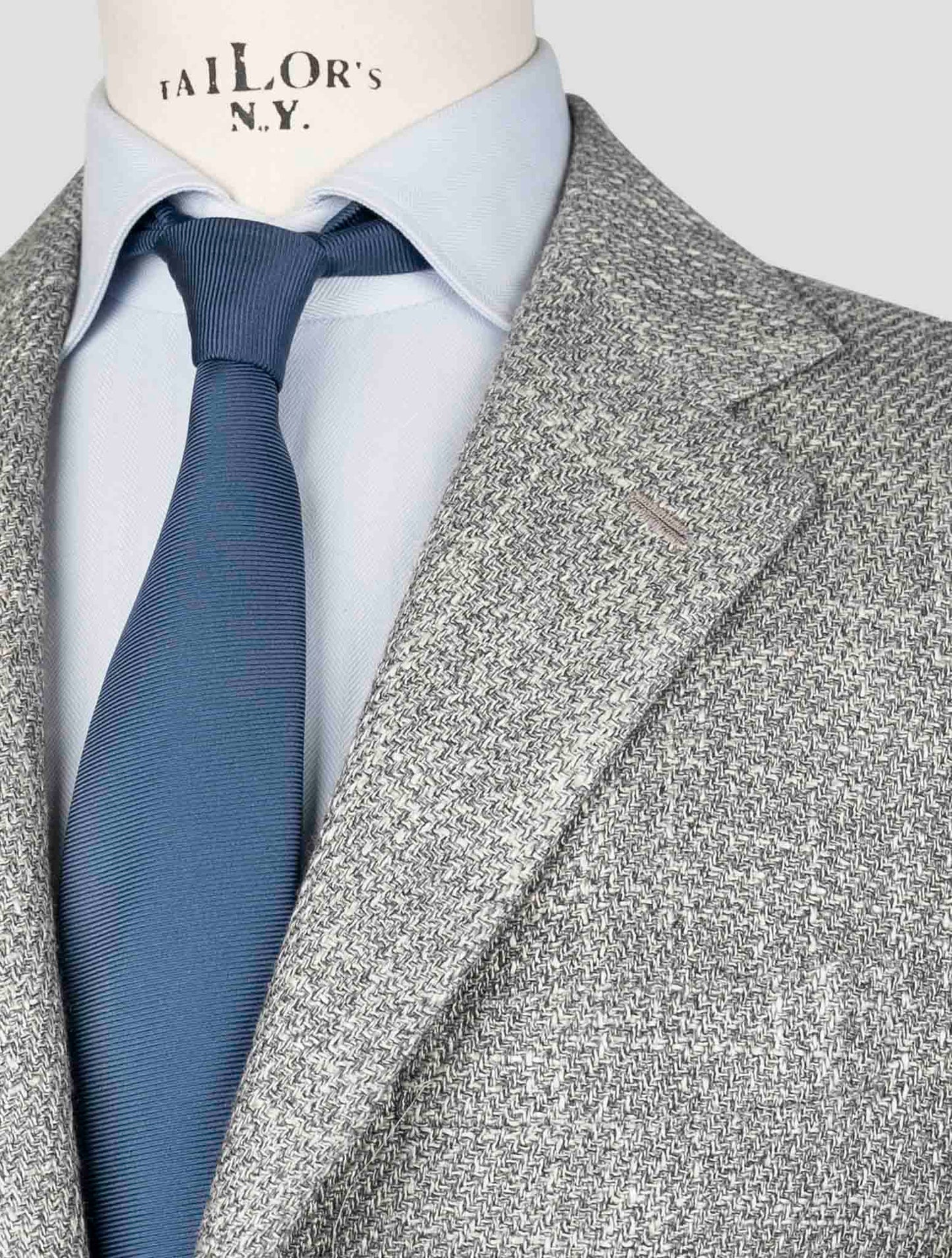 Kiton Gray Silk  Cashmere Wool Blazer
