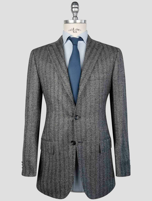 Kiton Gray Cashmere Blazer